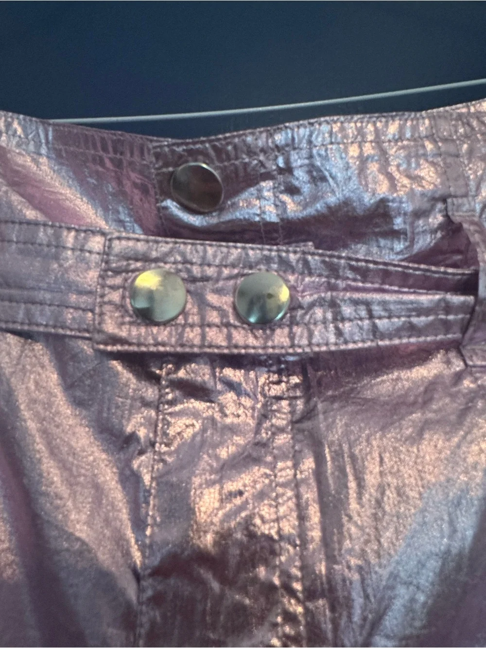 Isabel Marant Metallic Lilac Pants - Picture 3 of 5